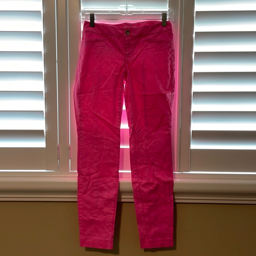 Lilly Pulitzer size 00 bright pink pants